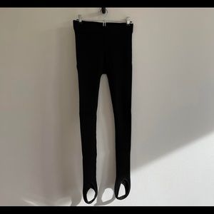 COS ribbed stirrup leggings
